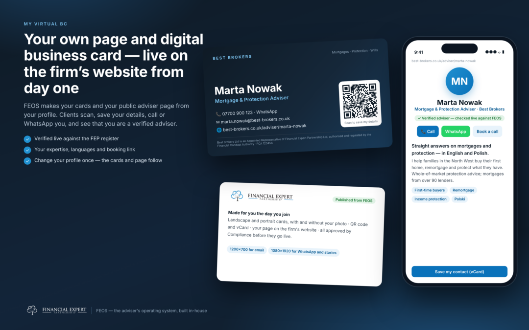 Your own page and digital business cards